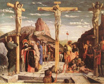 磔刑画家アンドレア・マンテーニャ宗教的キリスト教徒 Oil Paintings
